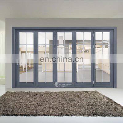 Soundproof veranda exterior thermal break aluminum bifold doors