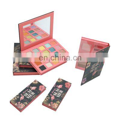 Private Label 20 Well Empty Paper Palette Magnetic Empty Makeup Packaging Custom Printing