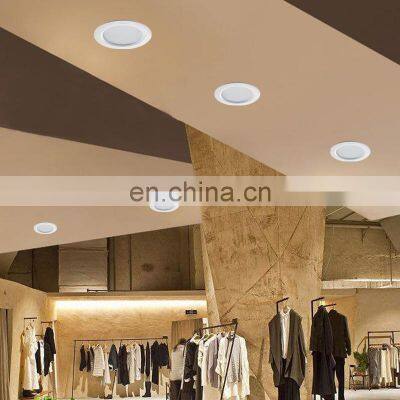 HUAYI Minimalism Design Commercial Indoor Office Columnar PC 5W 7W 9W Recessed Mounted Led Down Light