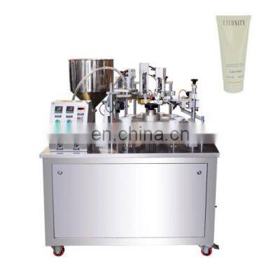 Automatic Tube Filling And Sealing Machine Cosmetic Hand Cream Body Lotion Plastic Packing Tube Filling Sealing heating Machine