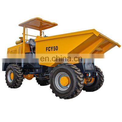 4x4 Low Price Self Loading China Mini Site Dumper Truck with Heavy Duty Gear Box