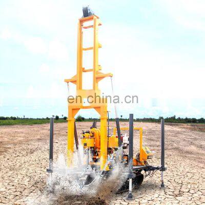 Portable Crawler Water well Drilling rig drill machine