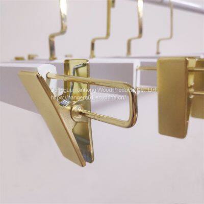 Clothing Store White Wood Trousers Rack Household Balcony Telescopic Pants Hanging Drying Skirt Socks Underwear Multi-functional Hanger Storage Artifact photo-4