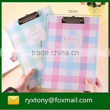 Customized menu clipboard with storage