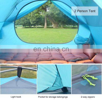Winter Backpacking Tent 2 Person Aluminum Pole Lightweight Camping Tent Double Layer Portable Handbag for Hiking Travelling photo-5