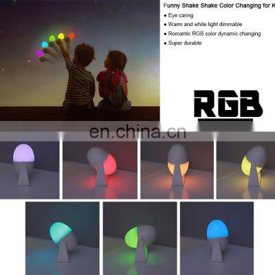 Shake Eggs Dynamic Colorful Natural Night Light Led For Kids Baby Mother Sensor Cute Mini photo-3