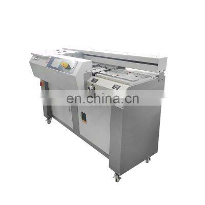 BM600P Cheap Price 420Books/Hour Electricity Heavy Duty A3 Glue Book Binding Machine Glue photo-3
