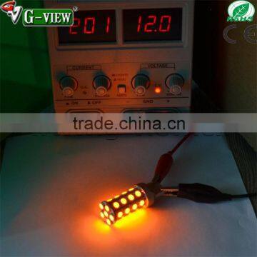 New Type High Quality Led Car Auto Lightings T20 7440 7443 30smd 5050chip Yellow Car LED Bulb