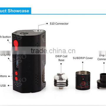 Elego Offer 2016 New Arrival Kanger Dripbox 160w 18650 Box Mod Kit Bottom Filling 7ml Atomizer photo-6