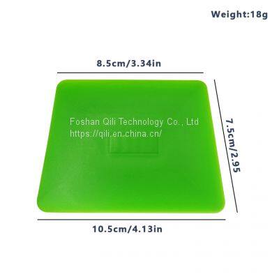 Automotive Double Edge Squeegee Green Thin Automotive Vinyl Wrap PPF Squeegee Vinyl Sticker Rubber Squeegee photo-3