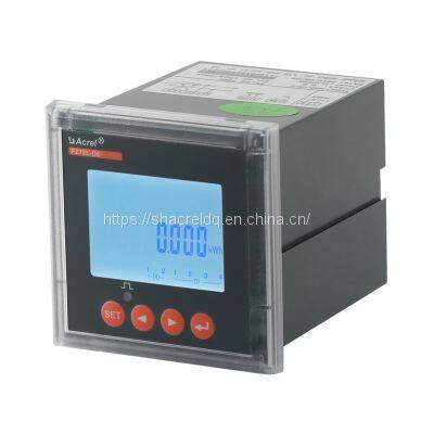 Multifunction DC Power Meter LED Digital DC Volt AMP Kwh Panel Meter PZ72-DE