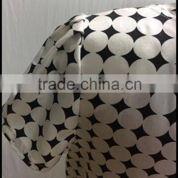 2015 New Designs Silk Printed Choli Ladies Blouse photo-4