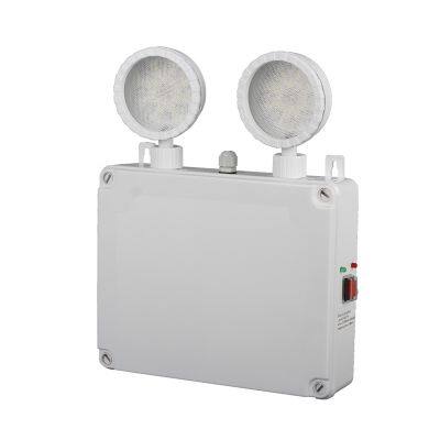 IP65 Waterproof Double Heads Emergency Light 2×3W Duration 3 Hours photo-2