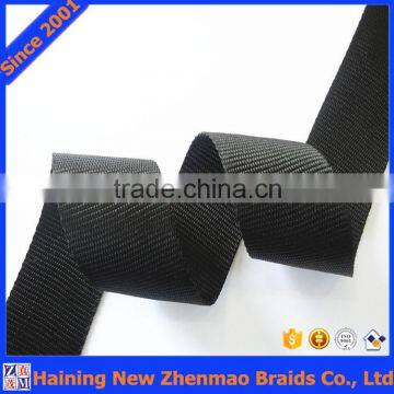 Custom polypropylene webbing for bag belts