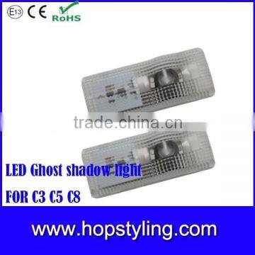 factory direct LED auto door lights for Citroen 3D door welcome ghost shadow lights LED PROJECTION 3D LOGO GHOST SHADOW