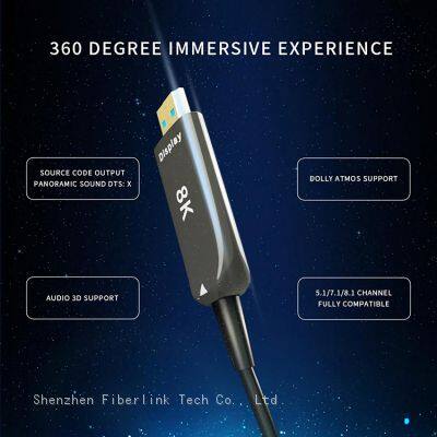 8K Fiber Optic HDMI 2.1 Cable Factory Wholesale-AM to AM-48Gbps photo-4