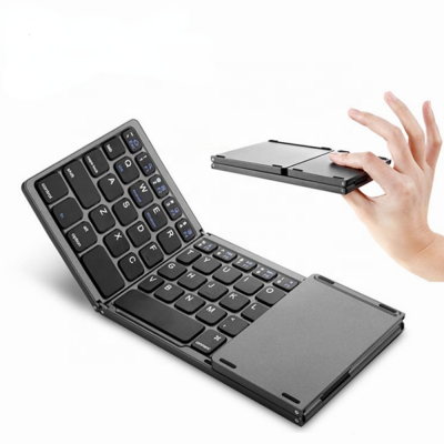 Mini Foldable Keyboards with Touchpad Wireless Air Mouse for Windows Android IOS Phone Tablet PC Folding Keyboard