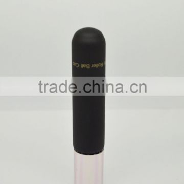 RS170/R78 10ml Matt black Roll-on glass bottle with metal cap