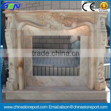 Good Quality Indoor Marble Fireplace For Sale