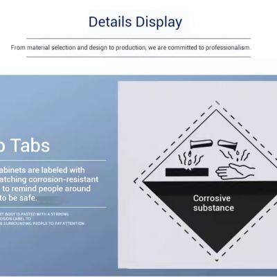 Large Research Project PP Cabinet With Custom Design - Anti-Corrosion Storage, H1800mmW900mmD450mm photo-4