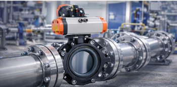 PVC-U Lug Butterfly Valve ANSI Pneumatic Actuated Valve for Industrial Pipeline photo-2