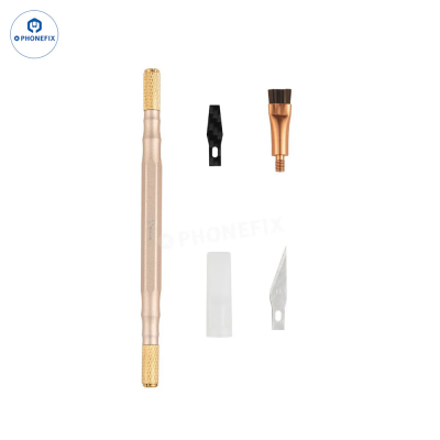 REFOX RS75 PryPen двухголовный рукоятка с лезвием и чистящей щеткой