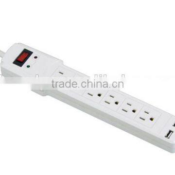Guangzhou Factory ETL approvals power strip with usb