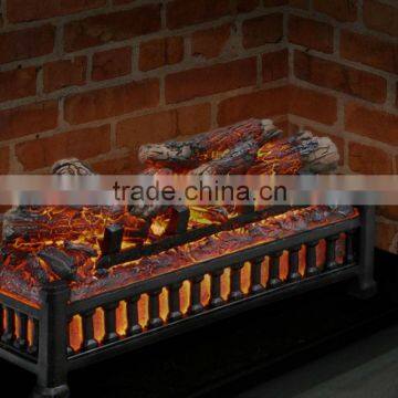 decorative electric fireplace logs inserts with heat