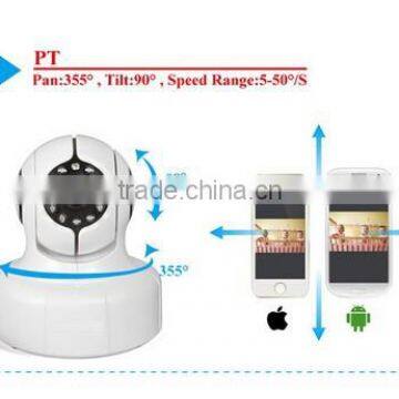 CMOS indoor ip camera 32G card 720p built in ir cut two way speaker baby monitor with 10m night vision