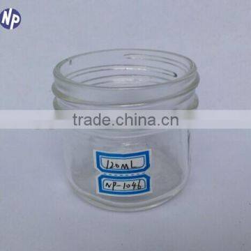 Tinplate Clear Glass Food Container 4oz