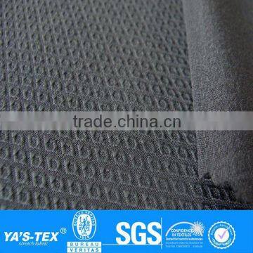 Diamond ripstop stretch jacquard fabric