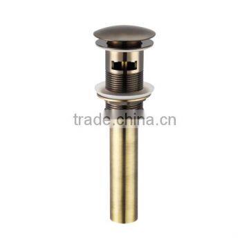 (K8322-A)Kingchun Bath Unslotted Bath Waste Brass Waste Pipe Flexible Drain Pipe Sink