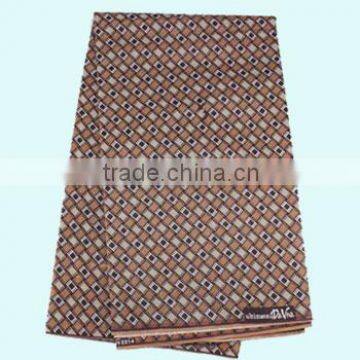low price wax in 100% cotton fabric for wedding dress W75