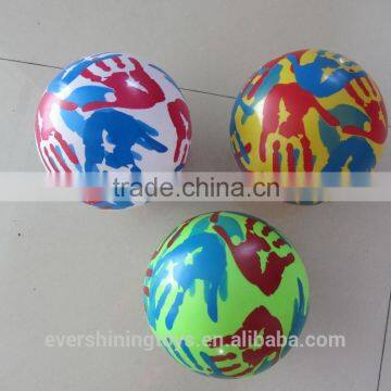 dual color printed ball/PVC inflatable ball/eco-friendly PVC