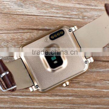 Bluetooth Healthy Fitness Heart Rate Monitor Android Stainless Steel Bracelet Bangle Smart Watch photo-3