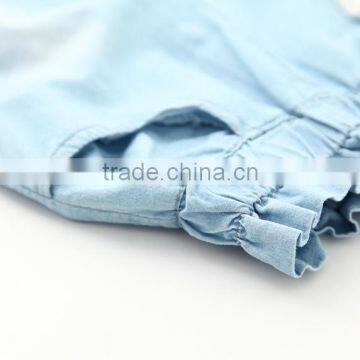 Wholesale Cartoon Cat Baby Girl Clothes 2016 New Summer Girl Light Color Jeans Lovely Little Girl Jeans photo-5