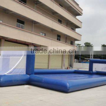 summer cool inflatable soap football field / inflatable football field for teamwork