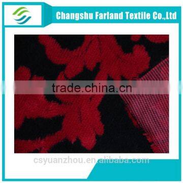 100% polyester jacquard knitting fashion clothing fabric