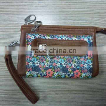 2016 fashion cotton messenger bag,pu bag, small handbag