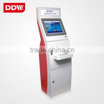 19 inch free standing touch screen bill payment kiosk