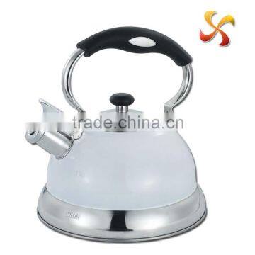 3.0L top level and high quality of tea kettle for boiling water with colorful coating on body