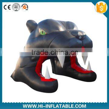 Fantasty Inflatable bull dog Tunnel/Inflatable football helmet tunnel /inflatable football tunnel tent