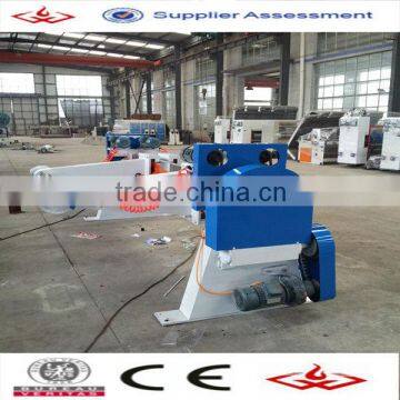 Kraft paper electric shaftless paper reel stand/corrugated cardboard packing machine