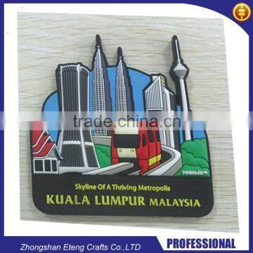 Promotion fashion custom rubber 3d pvc fridge magnet