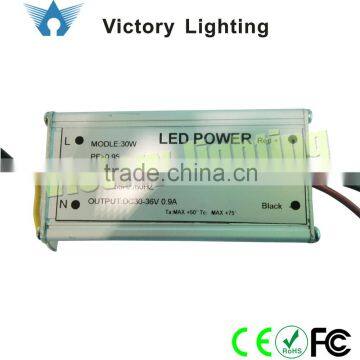 Waterproof 12V 2.5A 30W Constant Voltage led driver IP67