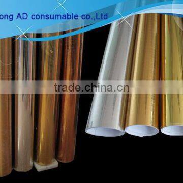 Hot selling glossy gold sticker pvc film decorative pvc film with high quality