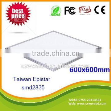 150 Degree beam angle led panel lamp Taiwan Epistar 36w 60x60 cm led panel lighting