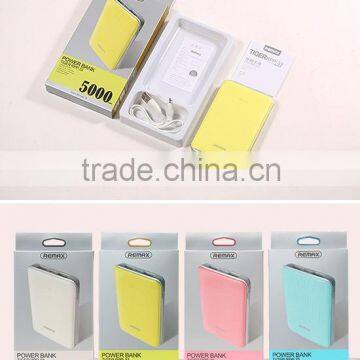 Remax Tiger Series RPP-33 5000mah Power Charger For IPhone SE Dual USB Input Port Polymer Power Bank For Samsung S5 S6 TB-0388 photo-6