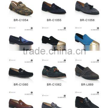 Loafer shoe catalog for men leather casual shoes man tassel loafer