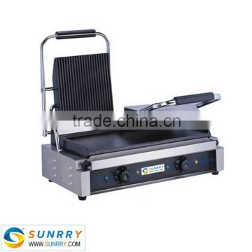 Stainless steel griddle with cast iron griddle pan for barbecue(SY-GR210C SUNRRY)